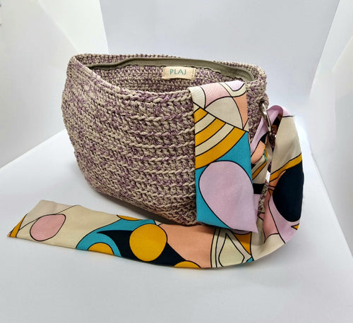 Clutch Bag - Lilac Beige